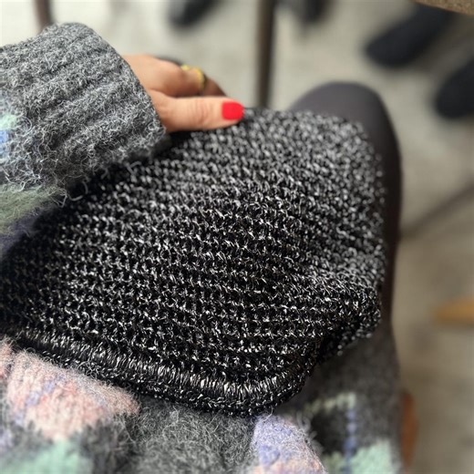 Metallic Black Raffia Clutch Bag | Summer Raffia Luxury Handbag - Etsy