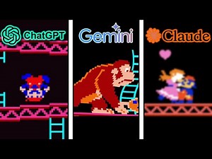 ChatGPT vs Gemini vs Claude Make Donkey Kong From Scratch