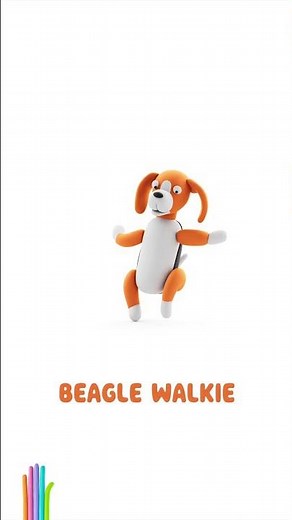 Beagle Walkie loves helping friends! She’s always ready to play and be a good buddy.