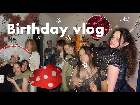 birthday celebration vlog | magical forest & fairy party
