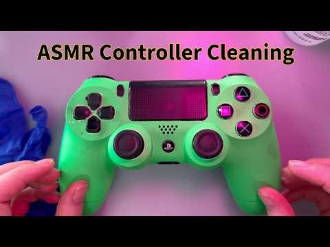 ASMR PS4 Controller “Cleaning” – Satisfying, For Sleep