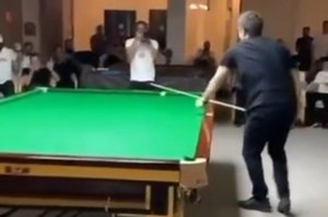 Footage shows Ronnie O’Sullivan break stunning 147 in practice a week before World Championship