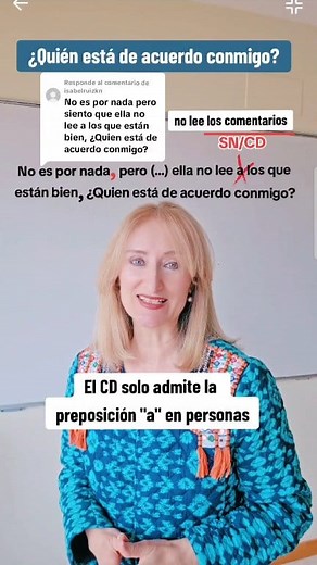 El CD (Complemento Directo) solo admite la preposición "a" si se trata de personas. #ortografía #morfología #sintaxis #EBAU #selectividad #spanishteacher | Tuprofesoradelengua