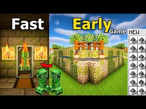 100% AUTOMATIC Creeper Farm in Minecraft 1.20 Survival | Easy Gunpowder [Tutorial]