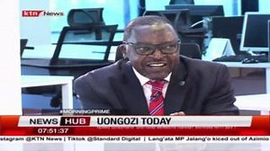 Dr. Martin Oloo: Calling elected leaders to State House is a sure way of undermining democracy, the rule of law and constitutionalism. ODM leaders who went to State House were not there to discuss development. #MorningPrime @debarlinea | KTN News Kenya