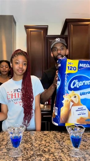 Toilet paper absorbancy test 🙏 @charmin #charminpartner#385 | Nina Simpson