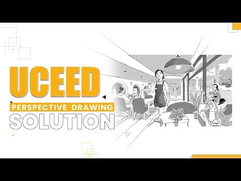 UCEED 2024 DRAWING QUESTION SOLVED | PERSPECTIVE DRAWING | UCEED PART B 2024 #uceed ‪@thincmalayalam‬