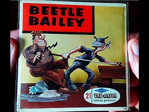 BEETLE BAILEY View-Master 3D Cartoon Mort Walker Retro Toys View Master ViewMaster Stereo Vintage US