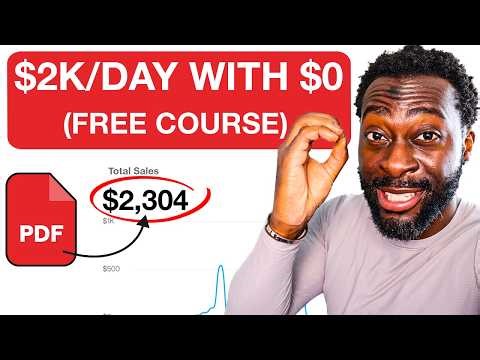 Complete Guide To Making $2K/Day Selling PDFs With $0 (FREE COURSE) Digital Products, PDF Farming.