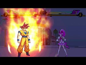 Goku vs Cure Blossom | Jump Force Mugen V6 | Anime Crossover Battle! 🌸🔥