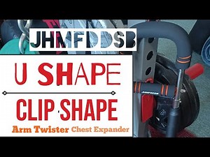 JHMFDDSB U–Shape (Clip–Shape) Chest Expander Arm Twister/ Chest, Biceps, Triceps & Shoulder Trainer