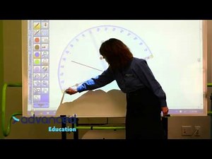 Hitachi Starboard Software Tutorial: Video 7 - Using the Math Tools by AdvEducation