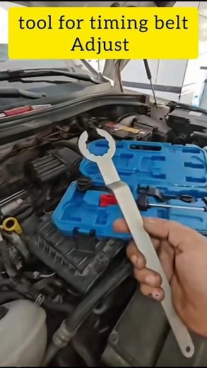 timing belt adjustment tool #special tool #how to adjust timing belt #timingbelt #easy