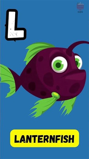 A to Z Deep Sea Creatures Song 🌊 | Ocean ABC Alphabet Song for Kids | Learn Sea Animals #shorts