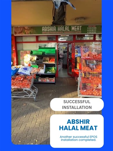 is your EPOS doing enough for you? we just finished this sleek install at Abshir Halal Meats Don't let outdated tech be the bottleneck in your business. see the SSPOS difference for yourself. Comment below to schedule your live demo. 👇 . . #techupgrade #merchantservices #UKbusiness #fyp