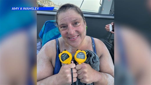 Yellow Springs woman makes history, swims English Channel on 50th birthday