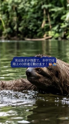[GW Time Killer] A swimming sloth!? 🦥 and the fate of corn that became too dependent on humans 🌽