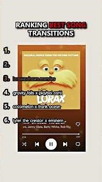 ranking best song transitions