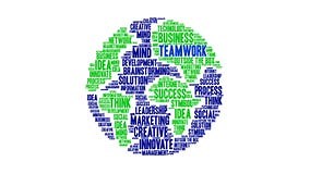 Teamwork Animated Word Cloud Stock Footage - Video of synergy, cloud: 163372098
