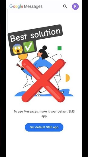 Message App Open Nahi Ho Raha? 😱 | Messages App Not Working Solution #shorts #mobile #message