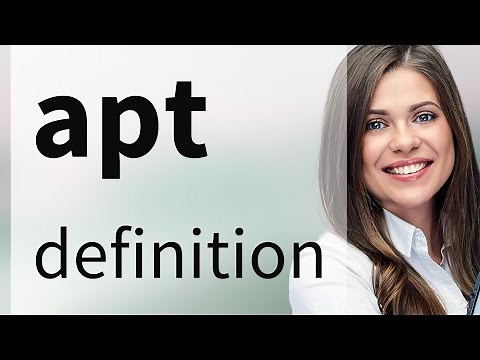 Apt — what is APT definition