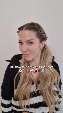 POV: You Don’t Know How to Style Your Hair for the Gym | Easy Sports Hairstyles