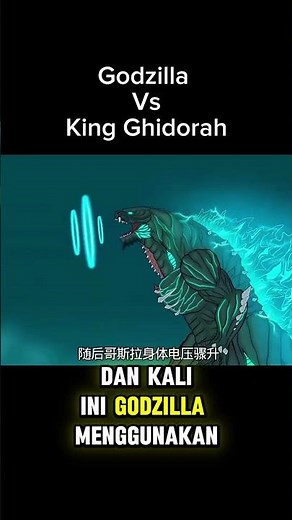 Godzilla and the 3-headed dragon fight