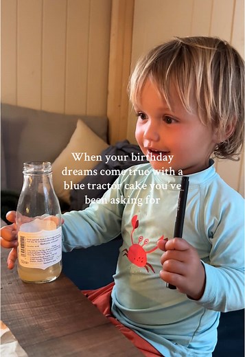 Celebrate Your Child's Birthday with a Blue Tractor Cake