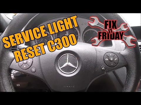 Service Light Reset 2007-2014 Mercedes C300, C350, C63 | Fix It Friday