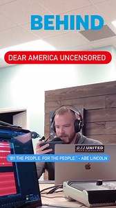 4.4K views · 263 reactions | Behind the scenes: Seven score 17 YEARS AGO Abraham Lincoln gave the Gettysburg address.... Today on Dear America Uncensored we commemorated it by reading it... “By the people. For the people.” - Abraham Lincoln WORDS WE CANNOT FORGET!!! | Dear America Media | Facebook