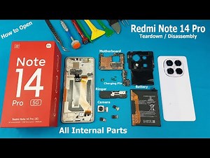 Redmi Note 14 Pro Teardown | Redmi Note 14 Pro Disassembly | All Internal Parts Of Note 14 Pro
