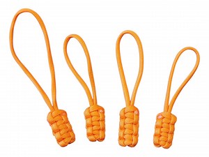 Paracord Zip Pullers - Pack of Four - Bright Orange. - Etsy UK