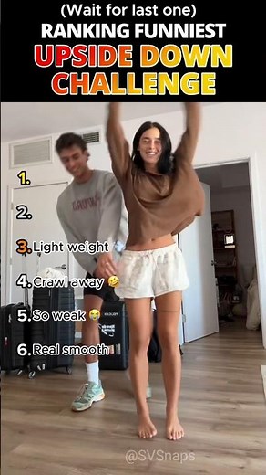Ranking funniest upside down challenge!!