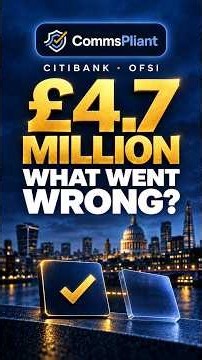 Citibank’s £4.7M Sanctions Penalty: What Went Wrong? | CommsPliant