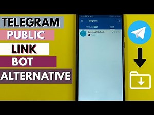 Telegram Public Link Bot To Download Telegram Videos From Any Browser | Telegram Bot | GMT