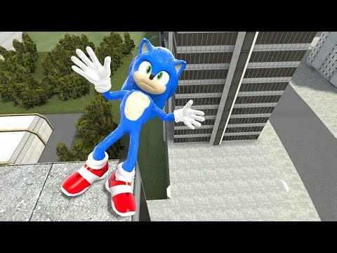 Sonic Crazy Ragdolls Fall/Fails Garry’s Mod Part 26