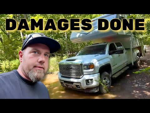 New Truck Camper DAMAGED!! & Camera Footage DESTROYED!!