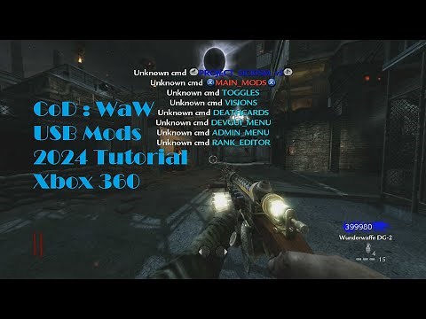 2024 Guide | Call of Duty: World at War Xbox 360 USB Mods Tutorial