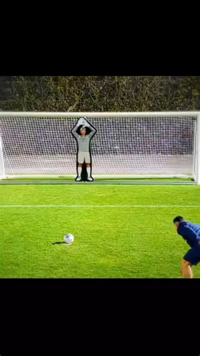 Explorify on Instagram: "This viral video, produced by YouTuber Mark Rober in collaboration with Cristiano Ronaldo, showcases a custom robotic goalkeeper using 22 motion-tracking cameras for sub-millimetre accuracy, saving all three of Ronaldo’s penalty attempts despite their precision. . . . . . Released earlier in December 2025, the challenge highlights rapid progress in sports robotics, with the robot reacting in under 0.2 seconds—faster than human goalkeepers—potentially revolutionising trai