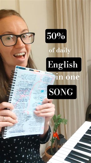 I wrote a song that covers 50% of everyday English! Part 1: The Draft. Stay tuned for the music! ✨
