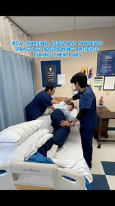 1.3K views | Nursing assistant students from our East Valley campus practice positioning techniques during their labs. One of the many hands-on skills they learn to prepare them for their careers!  DM us to learn more. #pimamedical #healthcareschool #eastvalley #mesa #nursingassistant #nurseaide #futureCNA #healthcareeducation #cna | Pima Medical Institute | Facebook