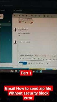 Gmail 🌐 How to send zip file Blocked for security reasons! Help #gmail #error #zipfile #google #yt 🤐