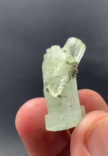 Natural Terminated Beryl Var Heliodor Crystal #crystals #gemstone #gems #minerals #Heliodor #beryl