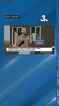 Henderson students celebrate completion of first student-built tiny home