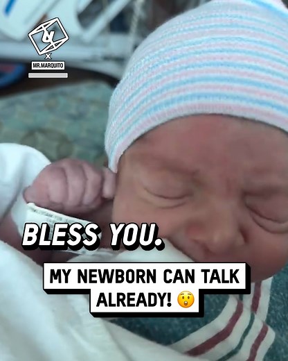 My newborn is a genius 👀🤯 #newborn #baby | UNILAD
