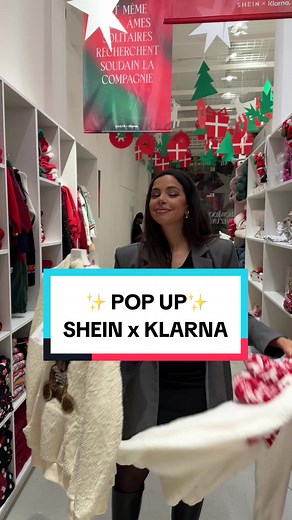 Découvre le nouveau pop up store SHEIN France x klarna à Paris