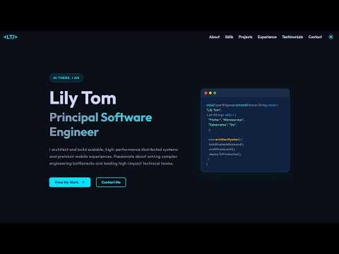 Flutter Web App | Complete Personal Portfolio Website using Flutter | Speed Code | 2026