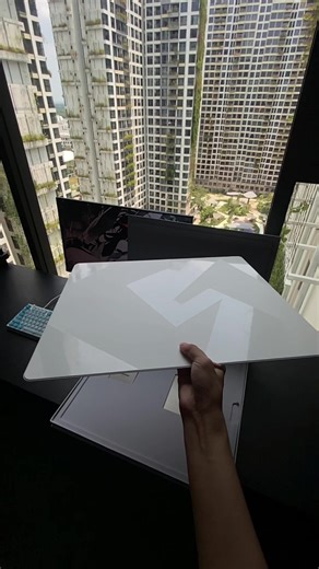 @GLSSWRKS POLARITY | #fyp #glsswrks #wallhack #mousepad #white | mouse pad