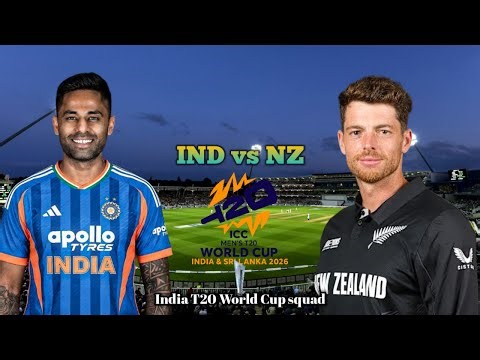 India vs New Zealand T20 World Cup 2026 new squad Live Match Today | #short #shortsfeed #cricket26