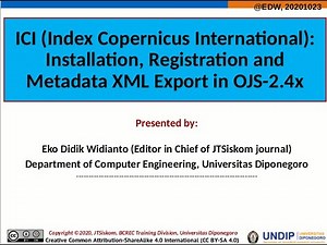 ICI Export Plugin for OJS-2.4x
